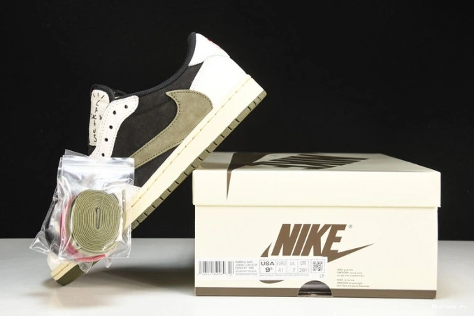 Olive Travis Low OG Scott Retro Jordan 1 SP 0322